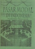 Pasar modal di Indonesia::pendekatan tanya jawab.STIE