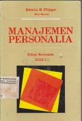 Manajemen Personalia Jilid 1.STIE