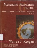 Manajemen pemasaran global Jilid 2 Buku 2.STIE